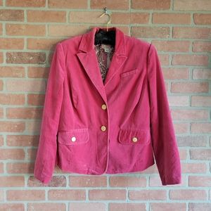Pink Velvet Blazer